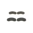 Jeu de 4 plaquettes de frein avant BOSCH 0 986 494 314 - Visuel 3