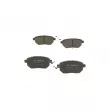 Jeu de 4 plaquettes de frein avant BOSCH 0 986 494 366 - Visuel 3