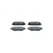 Jeu de 4 plaquettes de frein avant BOSCH 0 986 494 670 - Visuel 1