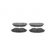 Jeu de 4 plaquettes de frein avant BOSCH 0 986 494 670 - Visuel 3