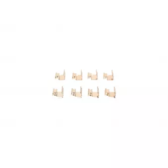 Kit d'accessoires, plaquette de frein à disque BOSCH