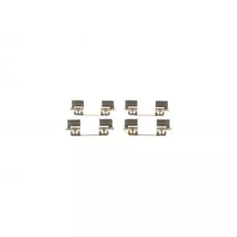 Kit d'accessoires, plaquette de frein à disque BOSCH 1 987 474 838