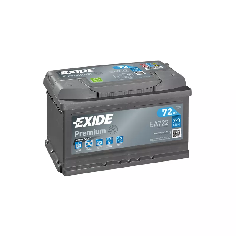 Batterie de démarrage EXIDE EA722