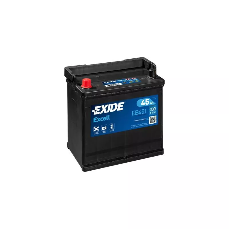 Batterie de démarrage EXIDE EB451
