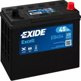 Batterie de démarrage EXIDE EB454