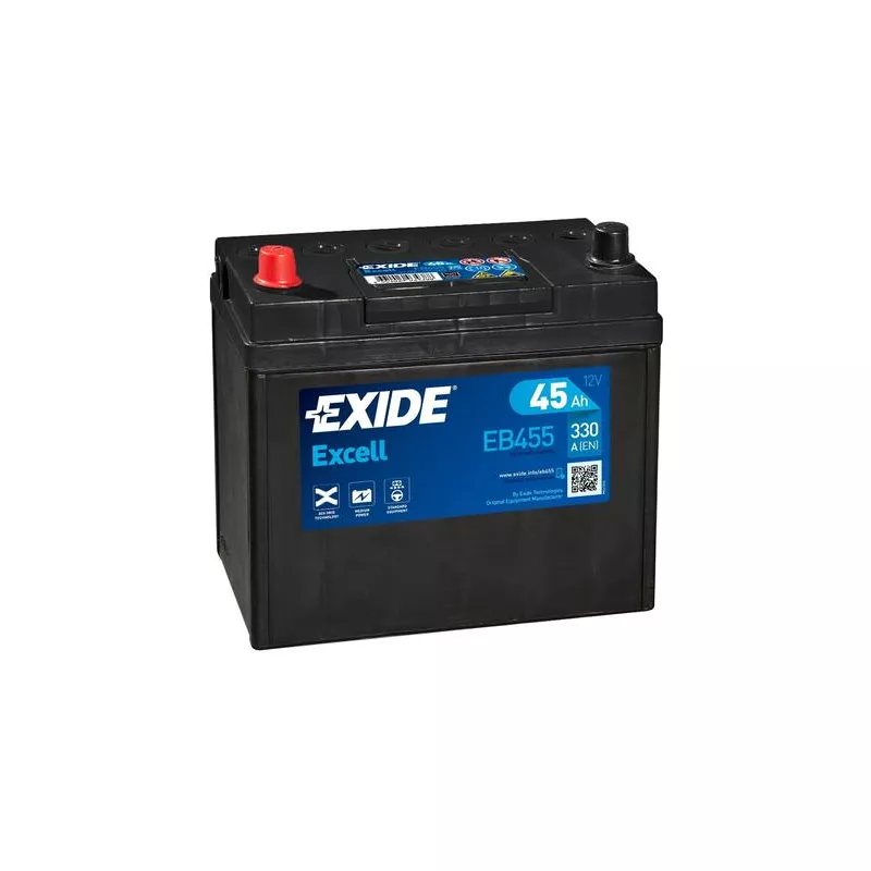 Batterie de démarrage EXIDE EB455