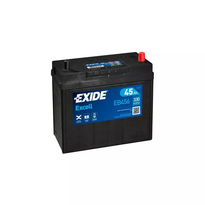 Batterie de démarrage EXIDE EB456