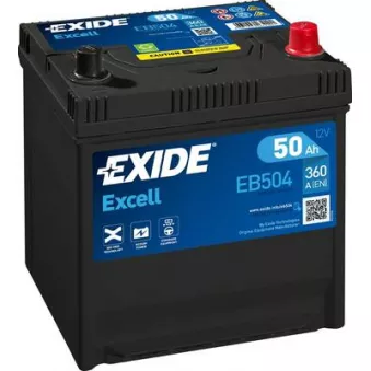 Batterie de démarrage EXIDE EB504