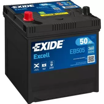 Batterie de démarrage EXIDE EB505
