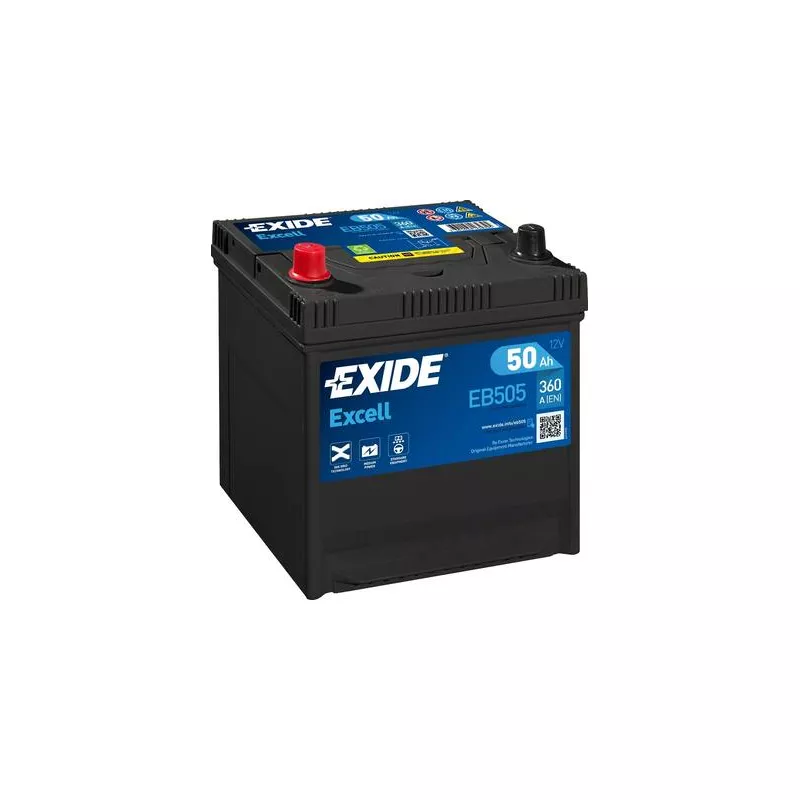 Batterie de démarrage EXIDE EB505