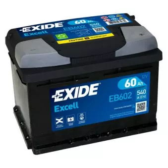 Batterie de démarrage EXIDE EB602