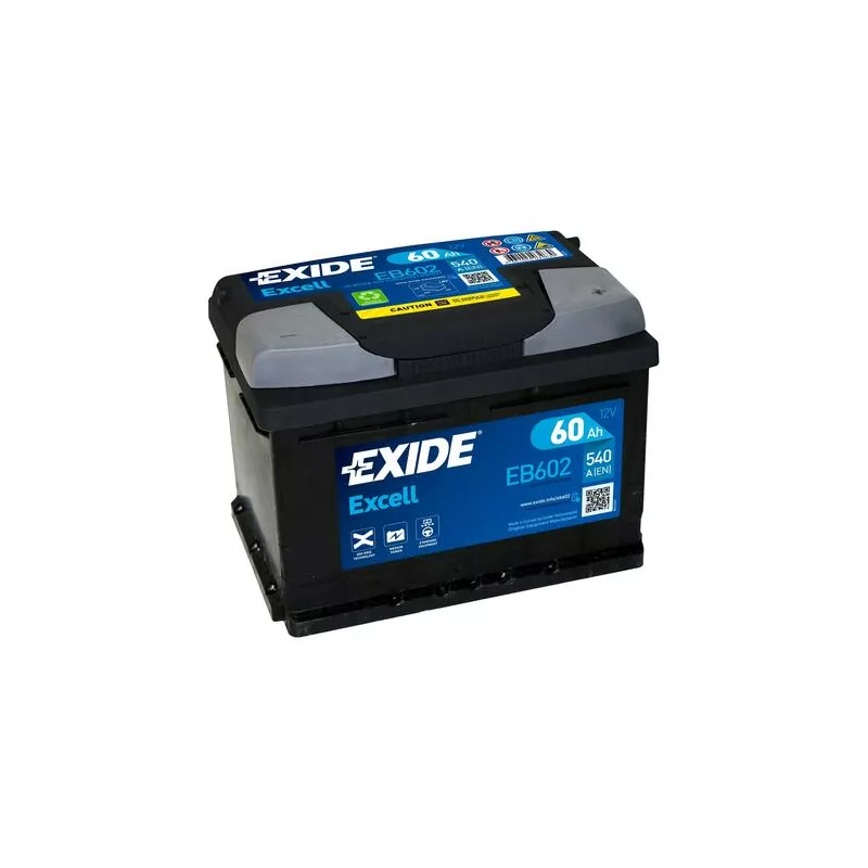 Batterie de démarrage EXIDE EB602