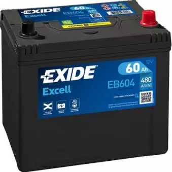 Batterie de démarrage EXIDE EB604