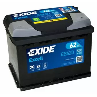 Batterie de démarrage EXIDE EB620