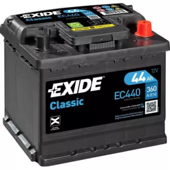 Batterie de démarrage EXIDE EC440