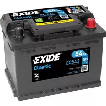 Batterie de démarrage EXIDE EC542