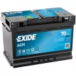 Batterie de démarrage EXIDE EK720 - Visuel 1