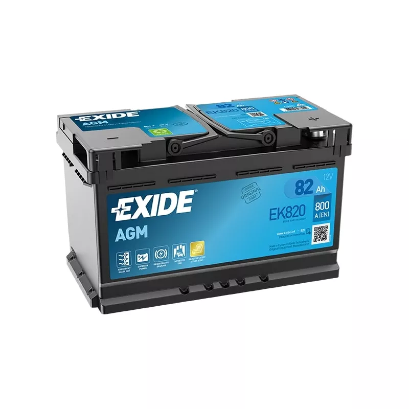 Batterie de démarrage EXIDE EK820