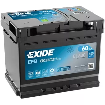 Batterie de démarrage EXIDE EL600
