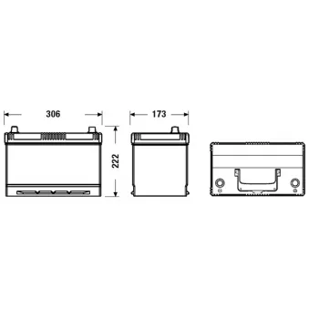 Batterie de démarrage EXIDE EL954