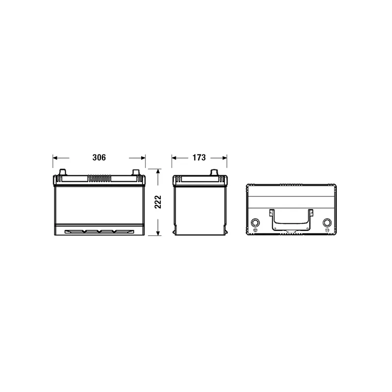 Batterie de démarrage EXIDE EL955