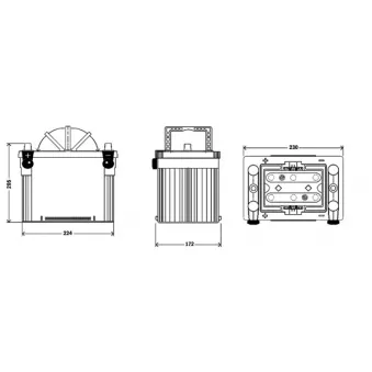 Batterie de démarrage EXIDE EX900