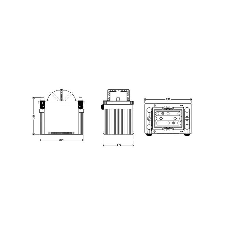 Batterie de démarrage EXIDE EX900