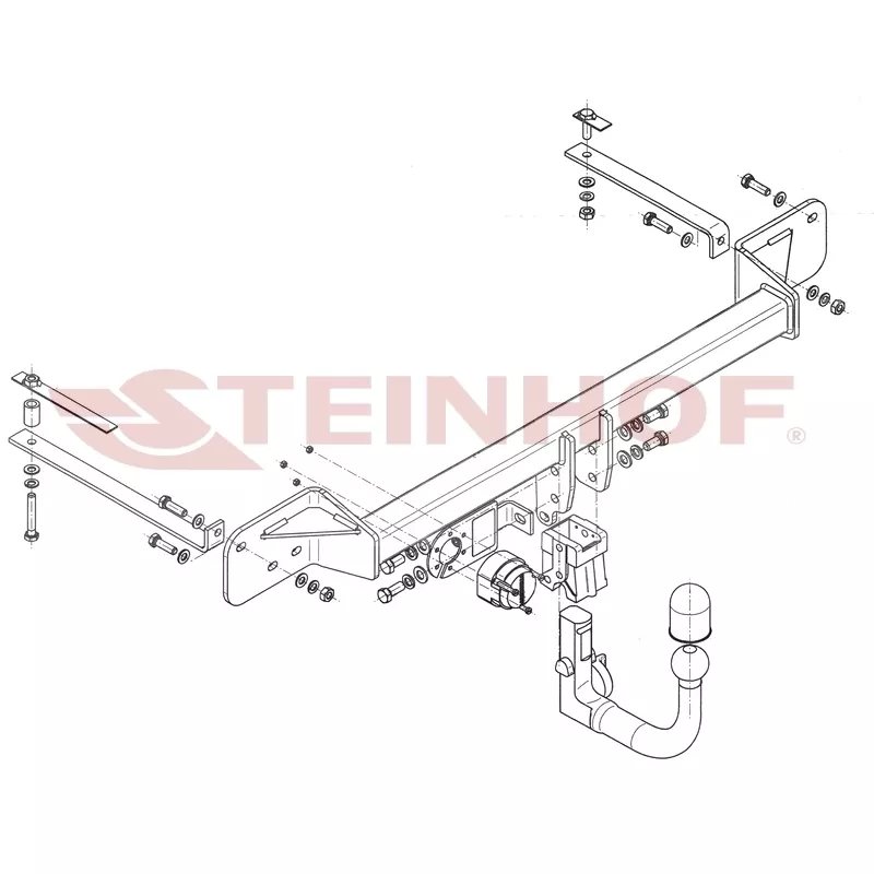 Dispositif d'attelage STEINHOF F-125