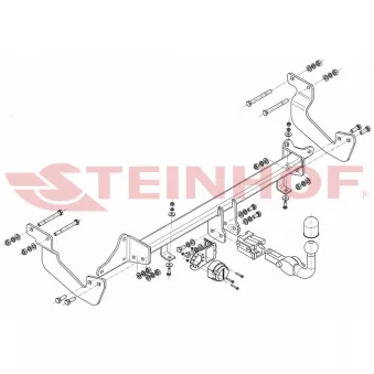 Dispositif d'attelage STEINHOF F-306