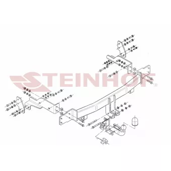 Dispositif d'attelage STEINHOF K-023