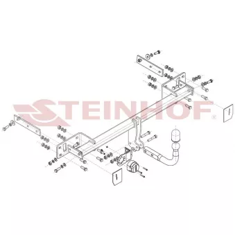 Dispositif d'attelage STEINHOF M-105