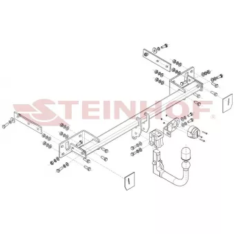 Dispositif d'attelage STEINHOF M-106