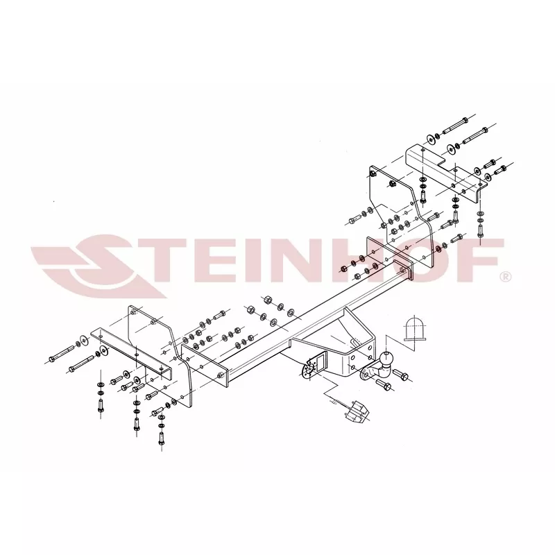 Dispositif d'attelage STEINHOF M-348