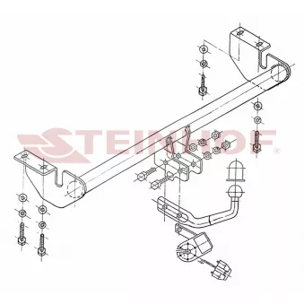 Dispositif d'attelage STEINHOF T-102