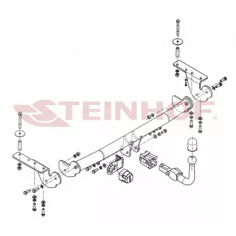 Dispositif d'attelage STEINHOF T-105
