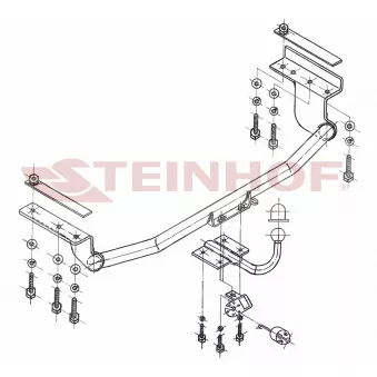 Dispositif d'attelage STEINHOF T-122