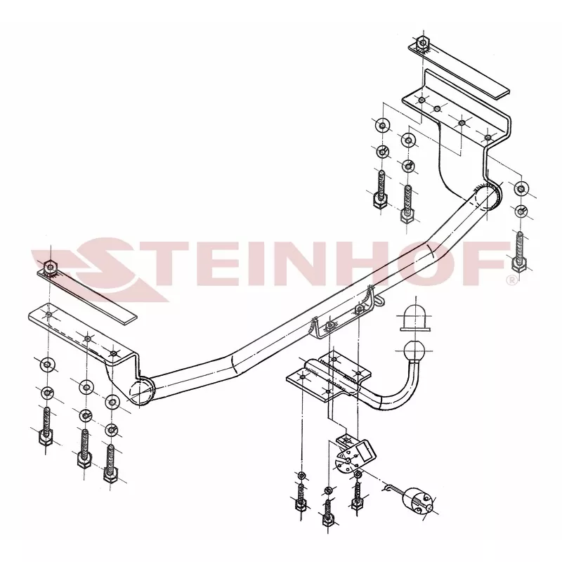 Dispositif d'attelage STEINHOF T-122