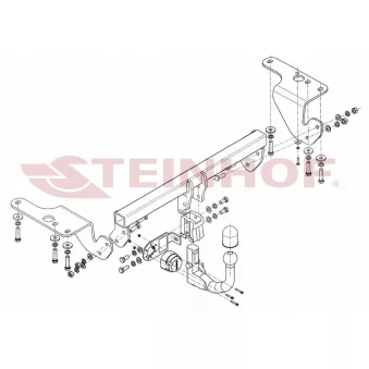 Dispositif d'attelage STEINHOF T-129