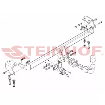 Dispositif d'attelage STEINHOF T-131