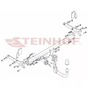 Dispositif d'attelage STEINHOF T-133