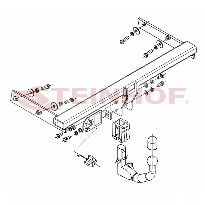Dispositif d'attelage STEINHOF V-291