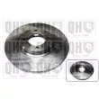 Jeu de 2 disques de frein avant QUINTON HAZELL BDC1019 - Visuel 2