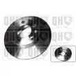 Jeu de 2 disques de frein arrière QUINTON HAZELL BDC4753 - Visuel 2
