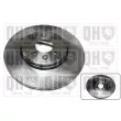 Jeu de 2 disques de frein avant QUINTON HAZELL BDC5143 - Visuel 2