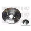 Jeu de 2 disques de frein arrière QUINTON HAZELL BDC5607 - Visuel 2