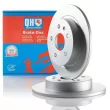 Jeu de 2 disques de frein arrière QUINTON HAZELL BDC5784 - Visuel 1