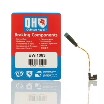 Contact d'avertissement, usure des plaquettes de frein QUINTON HAZELL BWI1083