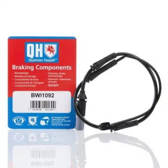 Contact d'avertissement, usure des plaquettes de frein QUINTON HAZELL BWI1092