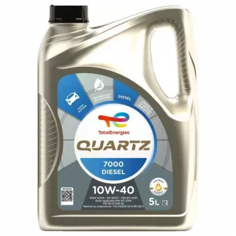 Huile moteur 10W-40 QUARTZ 7000 DIESEL - 5L TOTAL 216284