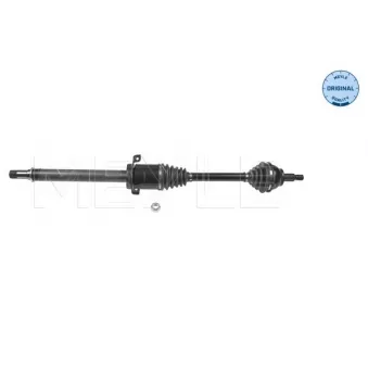 Arbre de transmission avant droit MEYLE 014 498 0016